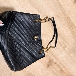 Tory Burch Black Quilted Shoulder Bag